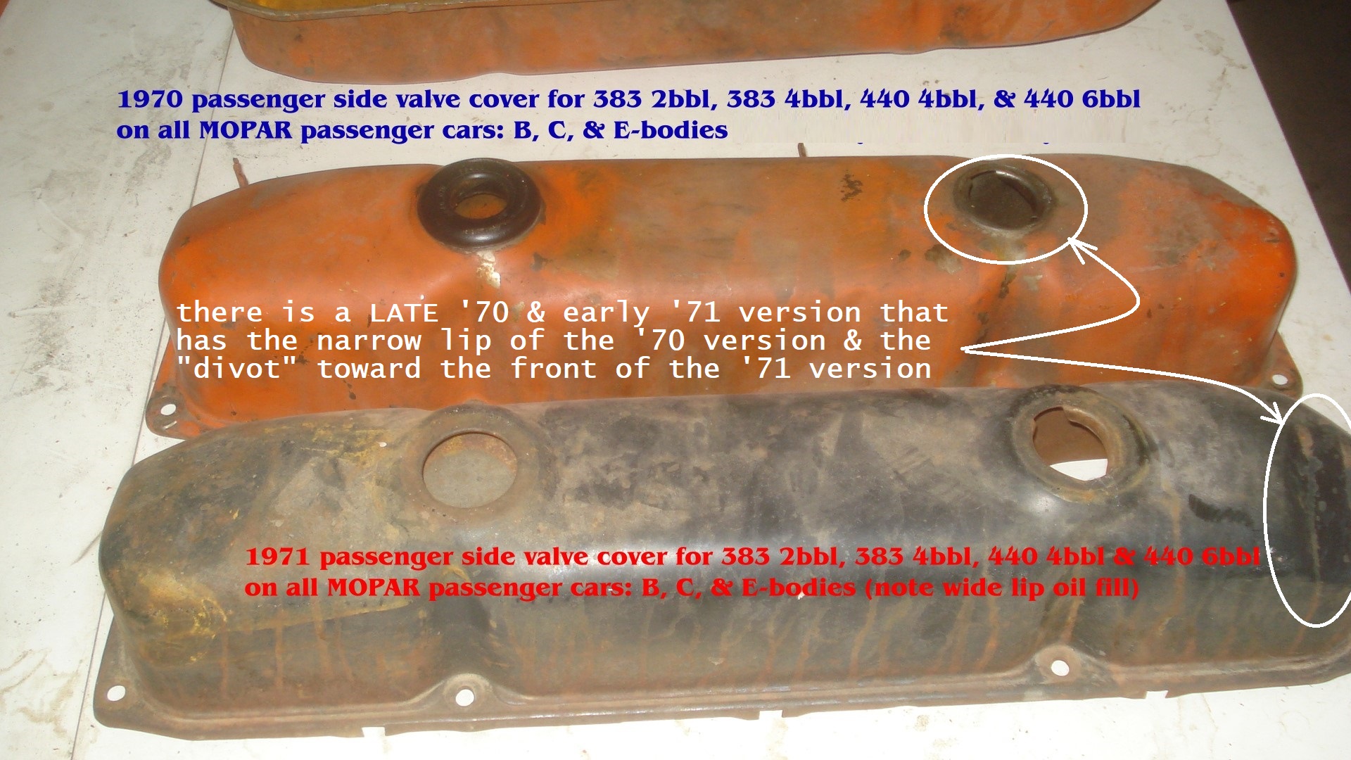 Attached picture moparts RH-70vs71 valve cover mod.jpg